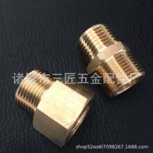 高压清洗机配件 M22x1.5转4分外牙喷雾机管转接头 高压水枪尾接