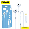 AiVR H106-IOS 有线入耳机适用于苹果iPhone14 接口扁头耳机