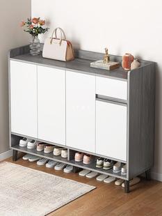 Corridor Shoe Cabinet Home Door Corridor Indoor Entrance Door Outside Entrance Cabinet New 2024 Explosions Solid Wood Yatong Si