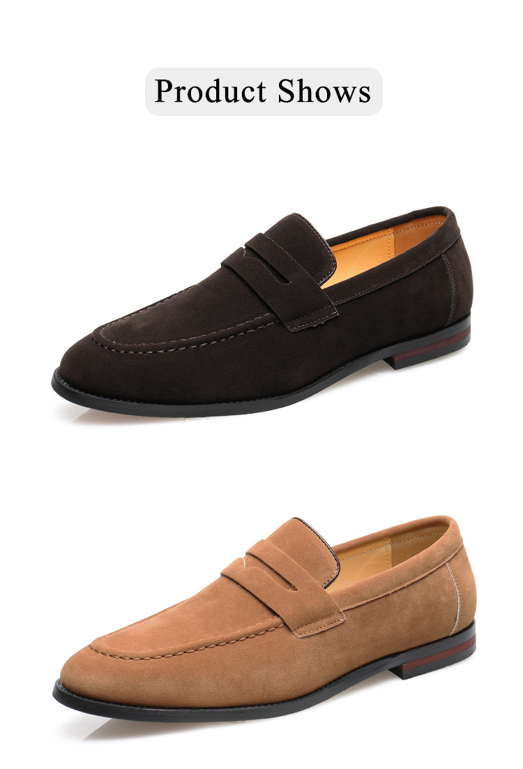 Versatile Loafers One Foot Stirrup Casual Soybean Shoes_voghion.com