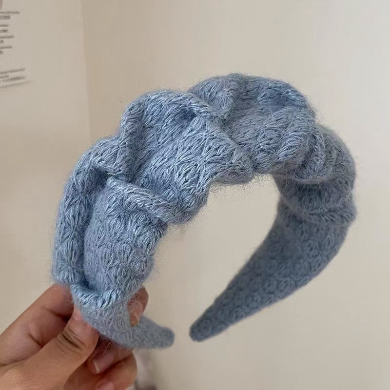 Otoño y invierno Meilade coreano retro estricto esponja cabeza de banda nueva variedad de terciopelo alto cráneo ancho banda de cabello mayorista