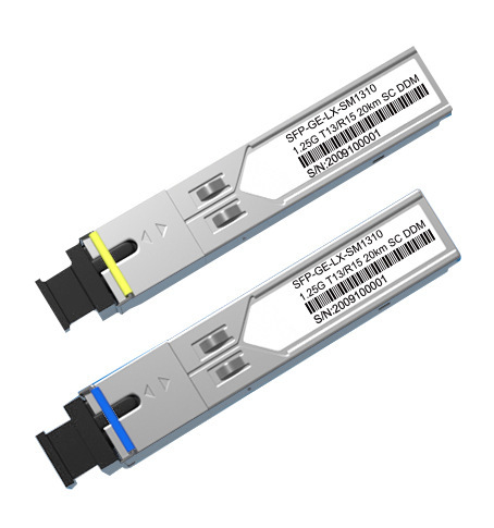 Gigabit single mode single fiber SC/support
