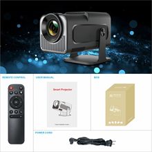 跨境新款HY320mini同屏炮筒投影仪高清家用微型便携手机投影