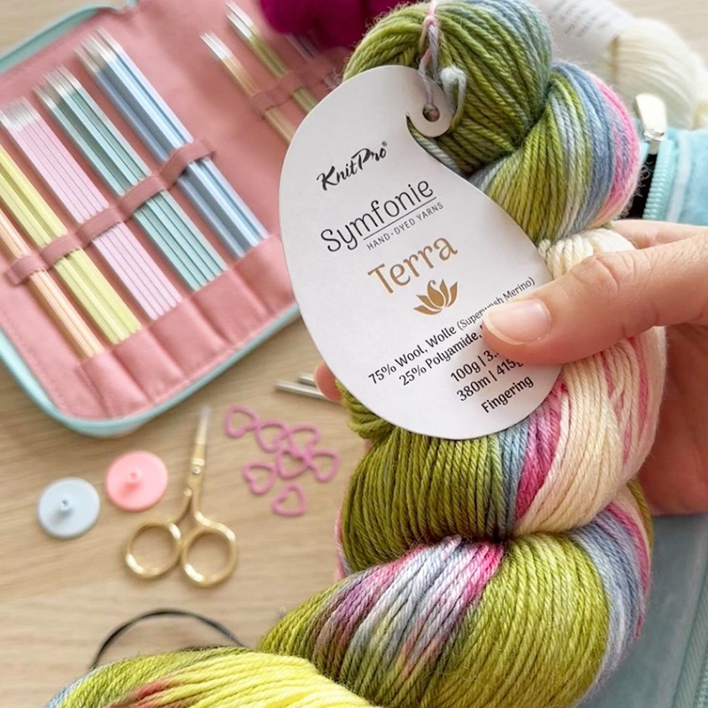 Knitpro symfonie Terra 手染羊毛线进口品牌袜子毛衣手工编织线