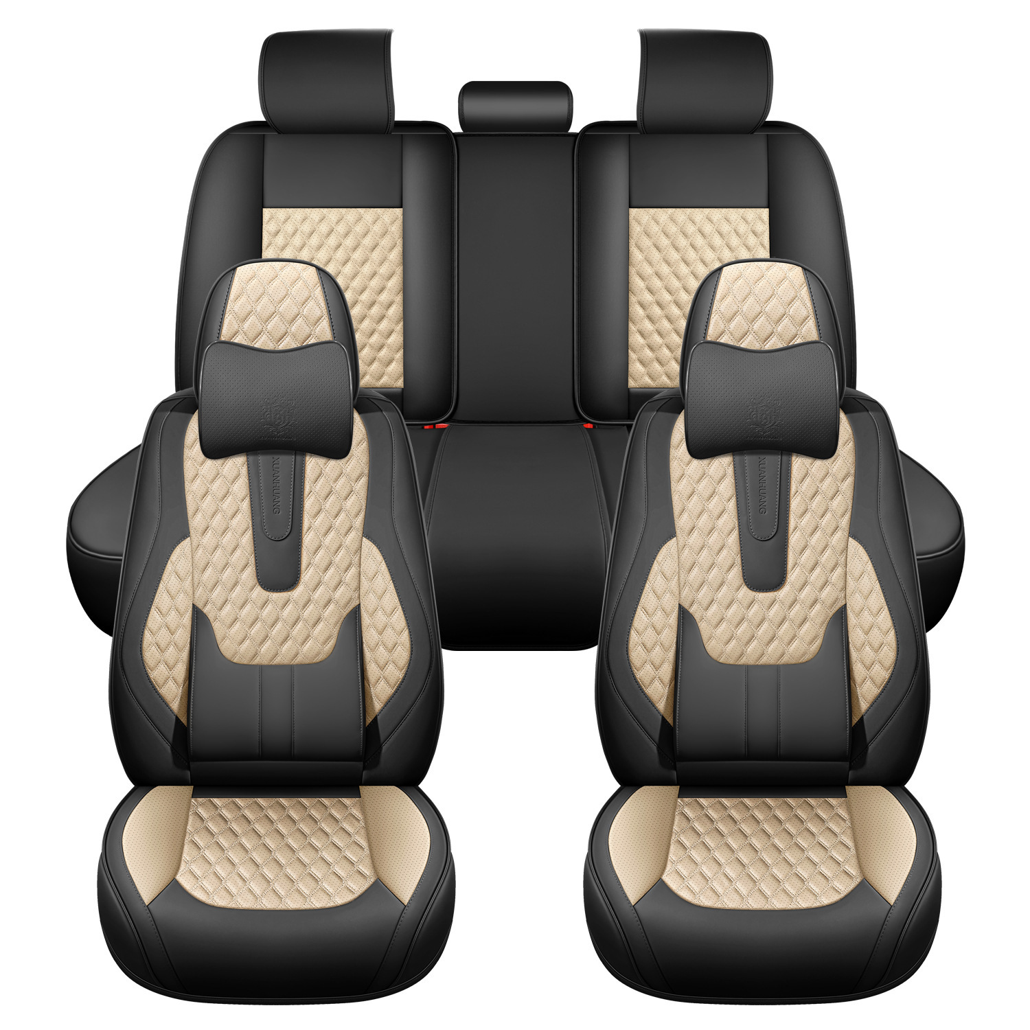 26-Year New Model Cross-Border Solid Waist-Supporting Nappa Leather All-Season Universal Seat Cushion for Export Wholesale Car Seat Cushion