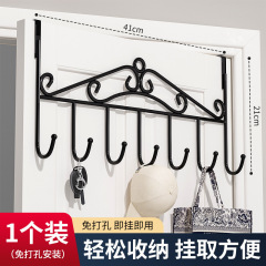 ドアの後ろのフック、ドアに穴を開けずに衣類ラックを掛ける、衣類フック、寝室のキッチンの壁の収納ラック、衣類フック