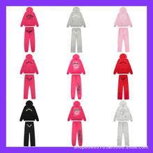 ��ʽ�߽�sp5der���������ɫ����hoodie��ʿ��ñ��Ů�ﶬ��ins��