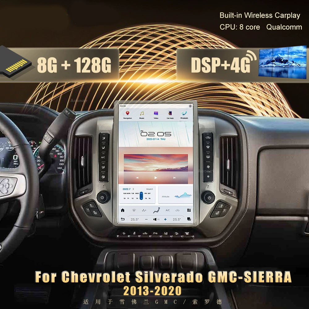 Применимо к Chevrolet sorode 2012-2020 большой экран Центрального управления модифицированной навигации Мультимедиа Carplay