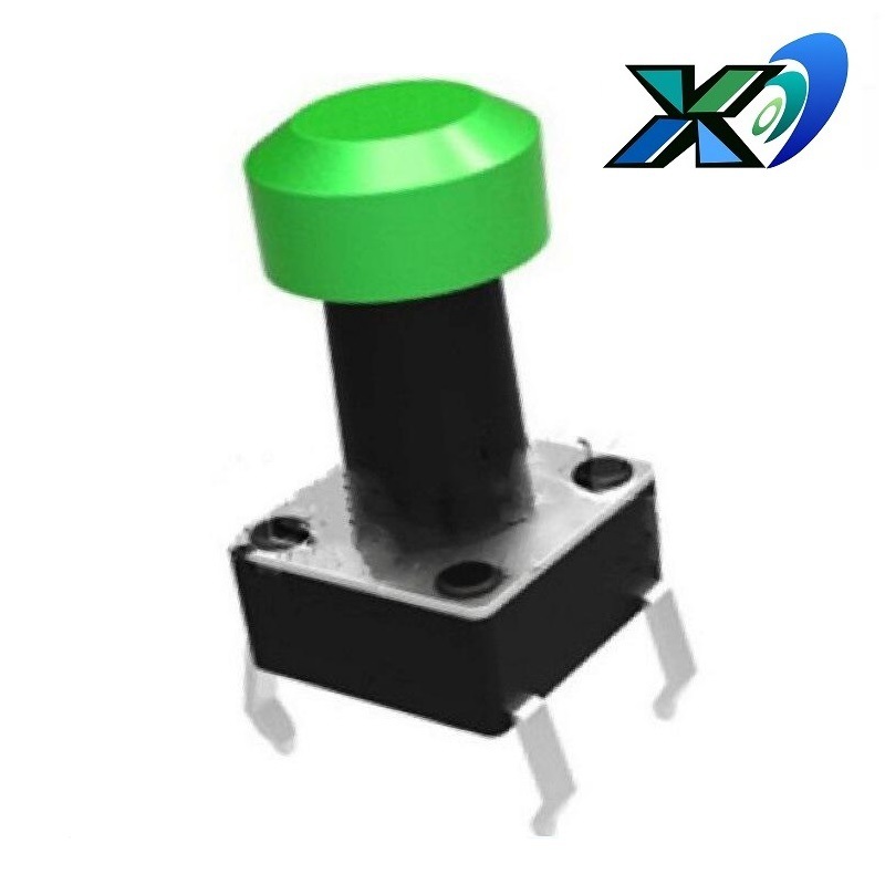 微型轻触按钮开关 批发 迷你绿头按键开关 小型复位 按钮开关立式