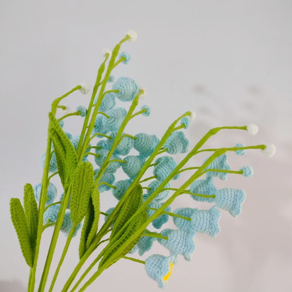 Productos acabados de lana tejida a mano flor de punto de hippopotamus imitación flor inmortal flor creativa ganchillo decoración ornamentos florales