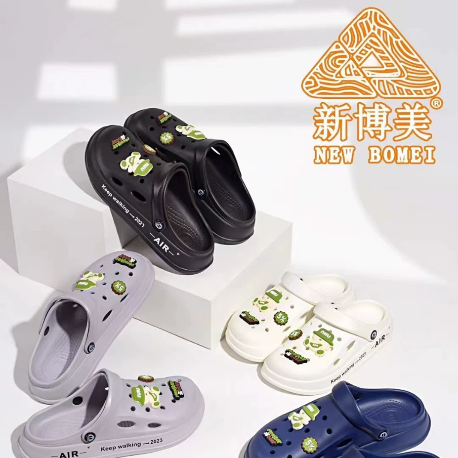 Новый Bomei 1705 Садовая обувь EVA Материал для пары, носящей в помещении мужские сандалии Баотоу летом