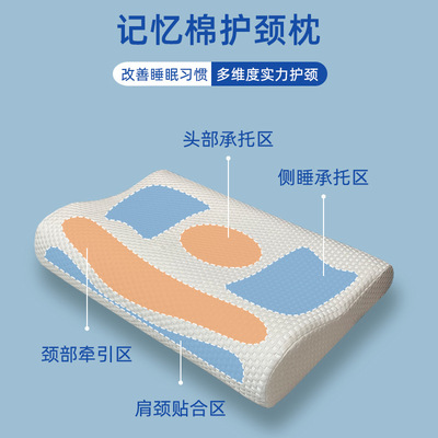 Cervical pillow repair Sleep Dedicated pillow sleep Single Space Memory Foam Pillow core Neck Pillow