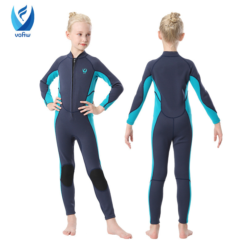 New Children's Swimsuit Diving Suit 1.5mm One-piece Seaside Swimming Sun Protection Warm UV Protection Surfer Suit