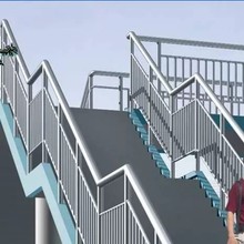 人行天桥栏杆防撞护栏景观栏杆围栏防腐户外公园栏杆不锈钢栏杆