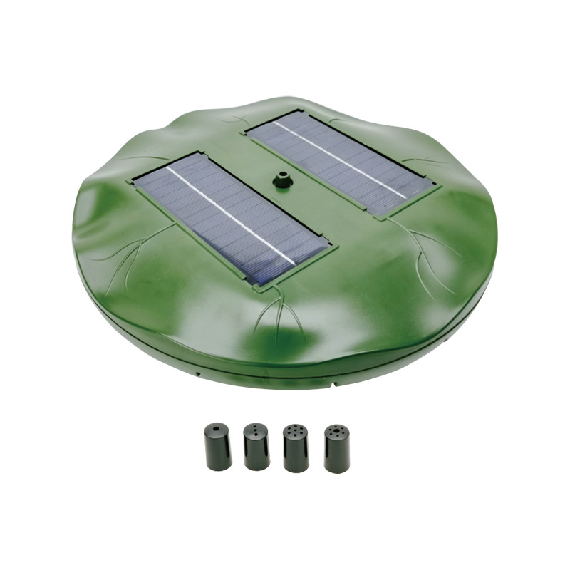 DC7V 太阳能漂浮荷叶喷泉池塘景观泵-SFF2-320606A