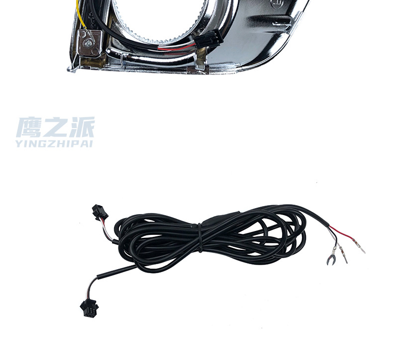 Suitable for Toyota Prado 10-14 models, daytime running lights in white, yellow, and blue, original car fog light frame, cross-border exclusive product