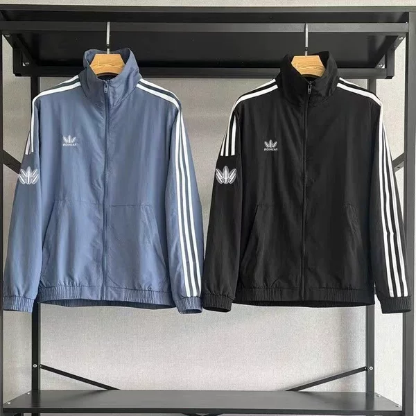 Spring and Autumn Three-Piece Jacket for Men 2025 New Fashionable Sports Jacket Loose Stand Collar Embroidered Windbreaker Couple Trend