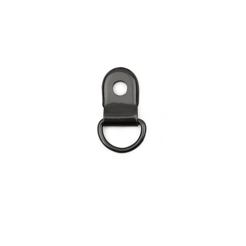 Bolsa de accesorios de hardware hierro D hebilla anillo de tiro metal correa de ropa zapato hebilla de hierro marco de fotos anillo de gancho de un solo agujero