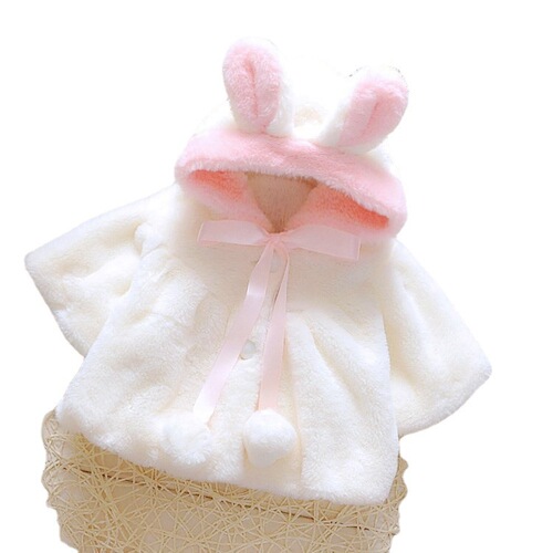 Children's clothing for girls, autumn and winter outfits for cute baby girls, warm-lined coats for infants aged 0-1-2-3 years, princess baby clothes