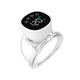 Wearable electric breast pump integrated hand-free large suction invisible milking machine milk collector touch breast pump