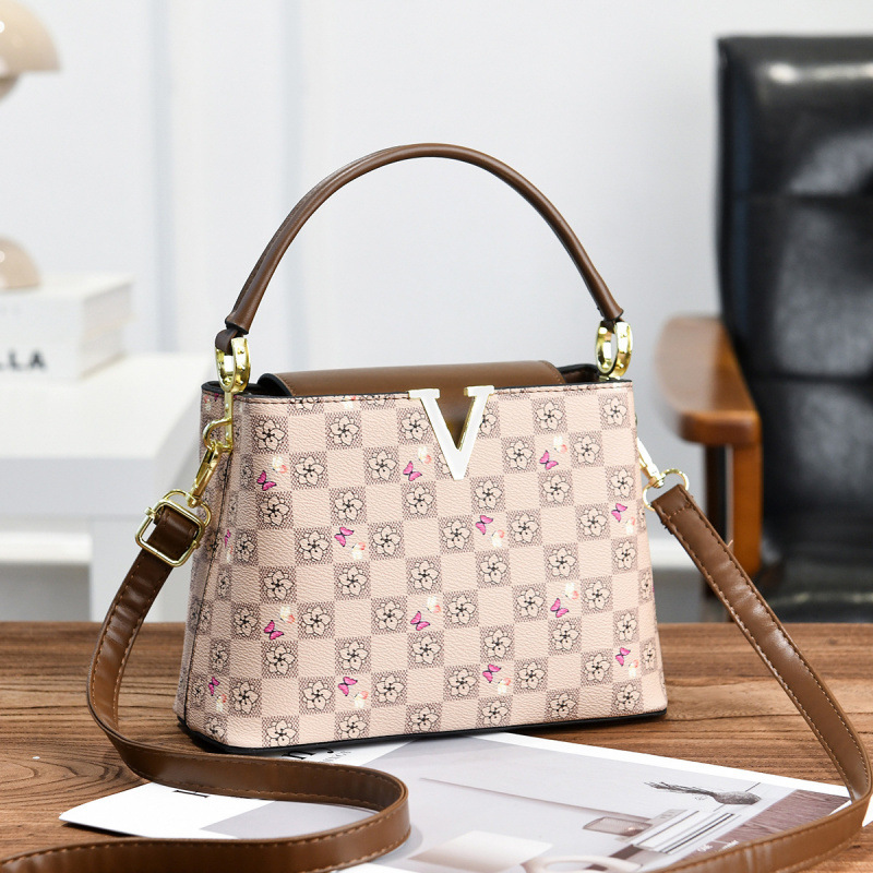 Elegantes bolsos de diseño de placas de flores, bolsos de hombro de moda, bolsos de transporte, bolsos de transporte, bolsas transfronterizas