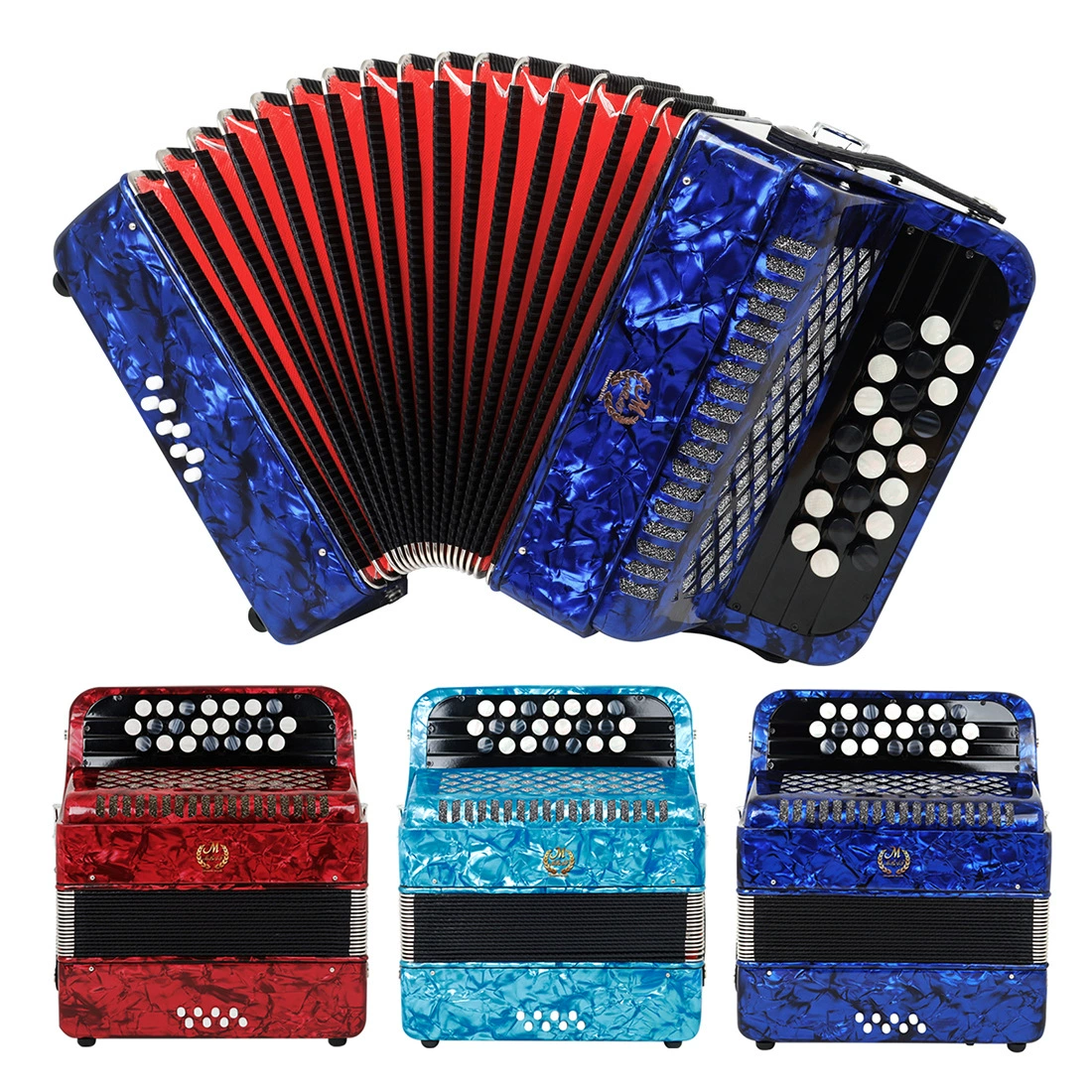 美贝特 Accordion for elementary school students for adults, keyboard, musical instruments, 22 keys