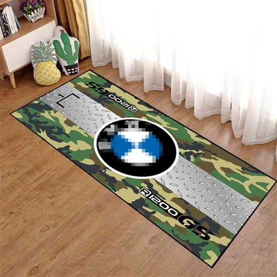 Avtomobil döşəmə paspasları — Room Motorcycle Display Diatomaceous Earth - motorcycle-camouflage-bmw-40x120cm-upgraded-diatom-mud