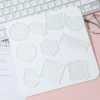 Transparent glitter