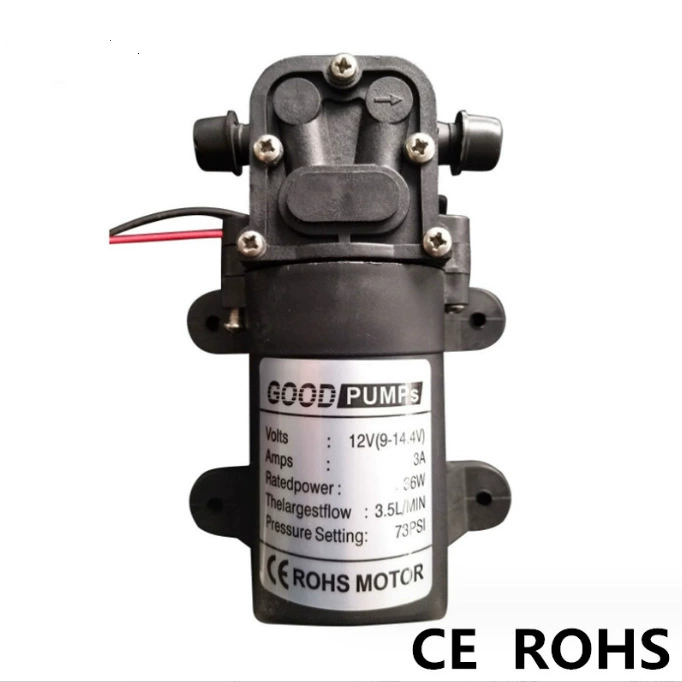 Электрический опрыскиватель для сельского хозяйства, насос 12V36W, насос Bojin 5206H, микровысоковольтный водяной насос постоянного тока, рефлюксный поршневой насос