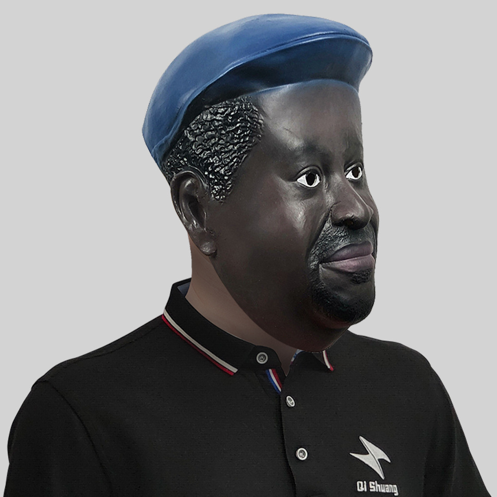 ケニアの黒人向け面白い映画やテレビの仮面、仮装舞踏会、越境ライブ配信用マスク、ハロウィンパーティーのいたずら小道具