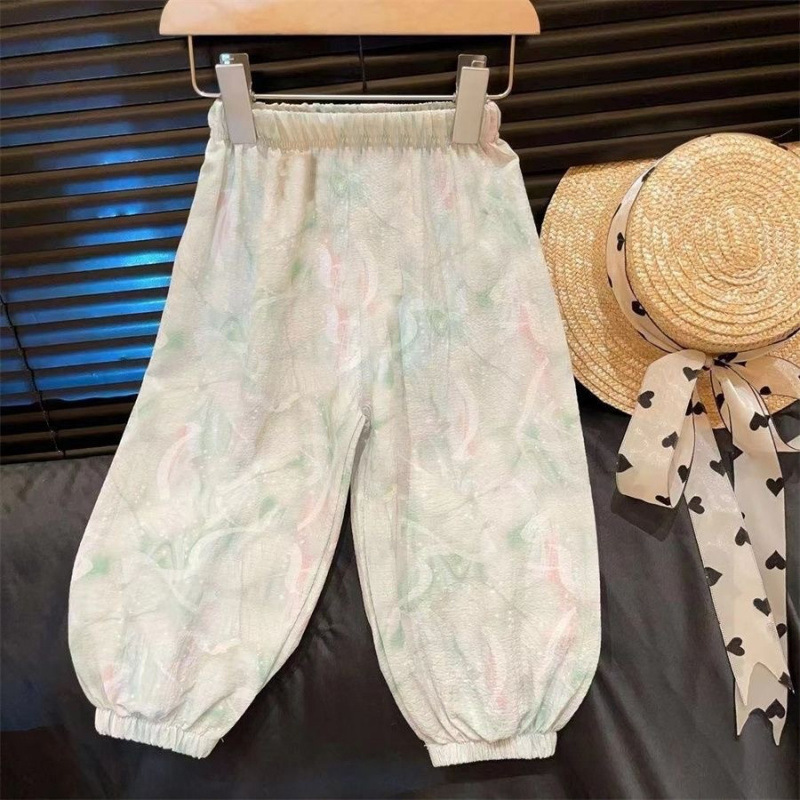 女の子の防蚊パンツ 2025 新しい女の赤ちゃんのパンツ夏薄い女の子の夏のアウターパンツ|undefined