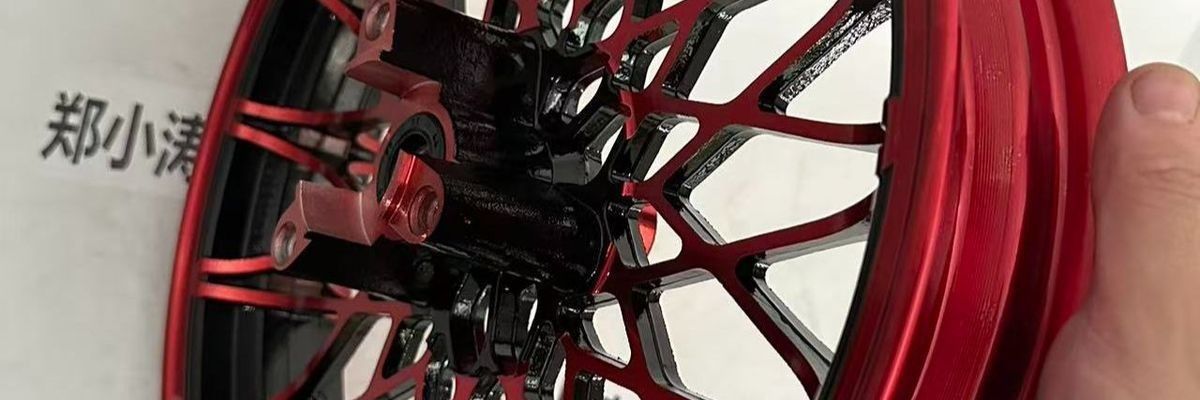 10inch 12inch Hole-spaced daisy FF wheel hub for electric scooters, hole-spaced aluminum front wheel JJ, thickened for fixed off-road use in Northeast Asia