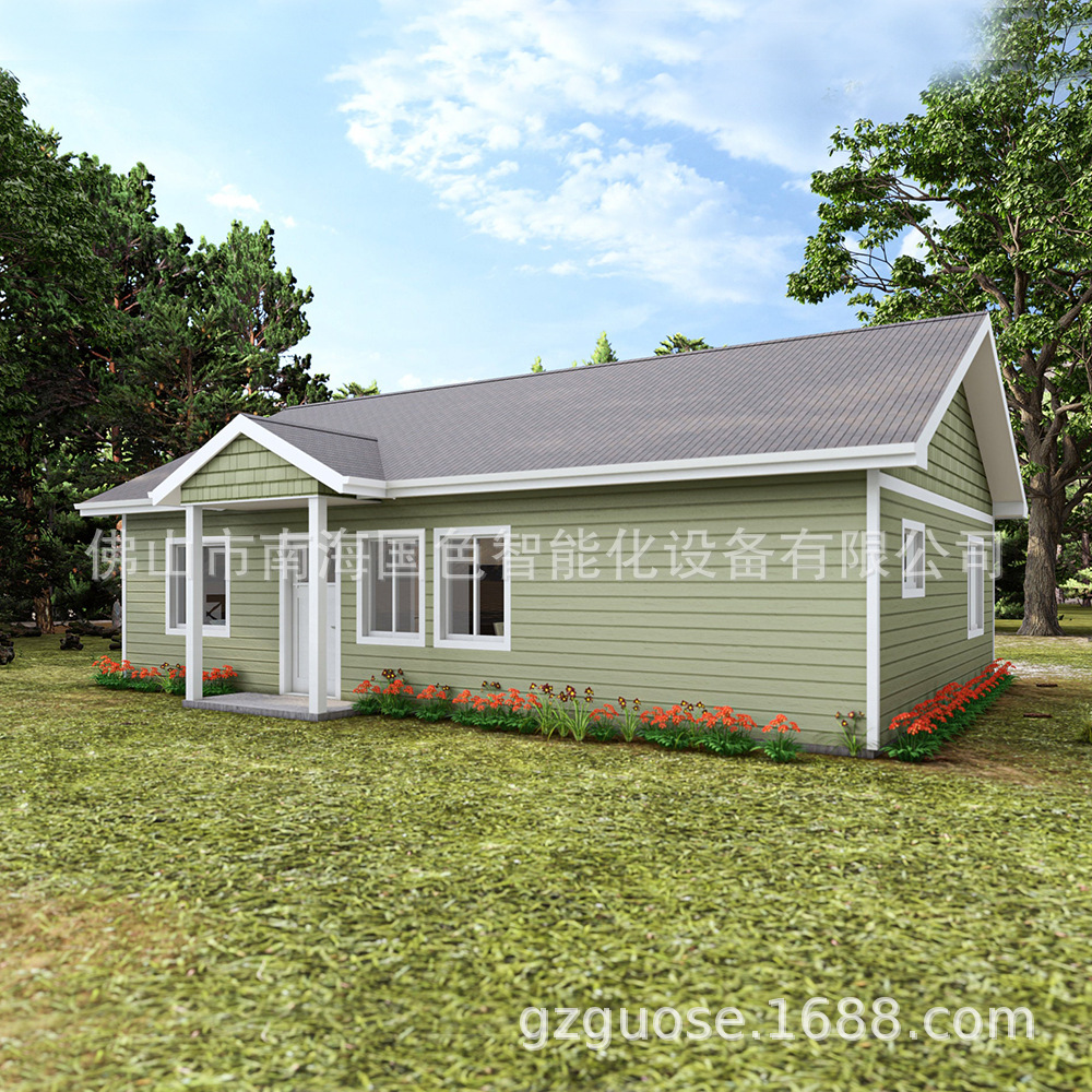 Casa integrada de acero ligero, casa de acero ligero, casa de familia móvil, casa con vista al mar, exportación del fabricante de la casa Weisu
