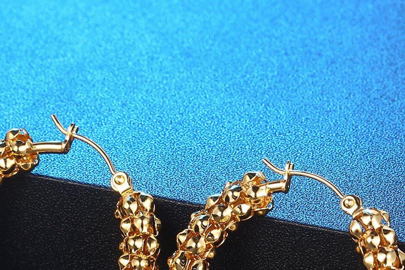 Vintage Style U Shape Titanium Steel Plating Earrings 1 Piece