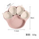 New Explosions Baby Silicone Bear Pow Dinner Plate Large Suction Cup Separated Platinum Tray Feeding Children's Tableware suit New