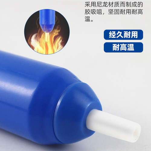 017 Large powerful desoldering device, high temperature resistant Teflon nozzle, manual desoldering pump, extra long anti-slip desoldering gun