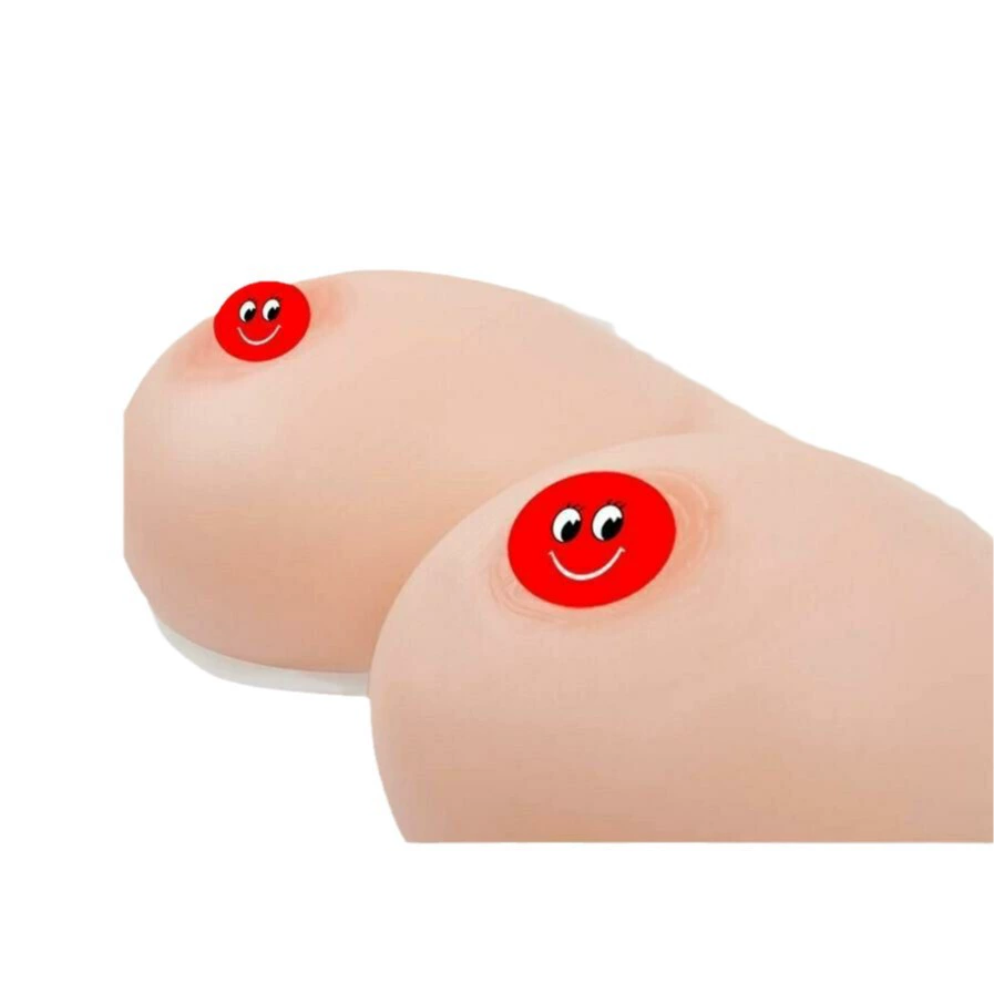 Silicone breast, straps, lifelike breast prosthesis, for transsexuals, cosplay