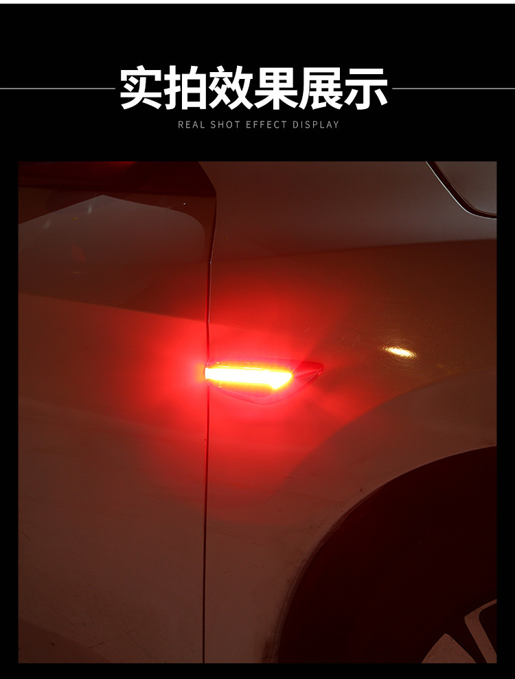 Car High Brightness LED Sequential Side Turn Signal Light Fender Lamp