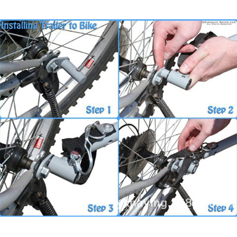 新款转接头自行车拖车工具配件牵引头BIKE TRAILER HITCH COUPLER