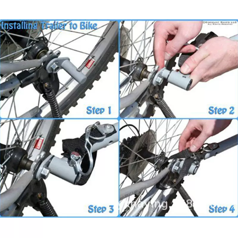 新款转接头自行车拖车工具配件牵引头BIKE TRAILER HITCH COUPLER