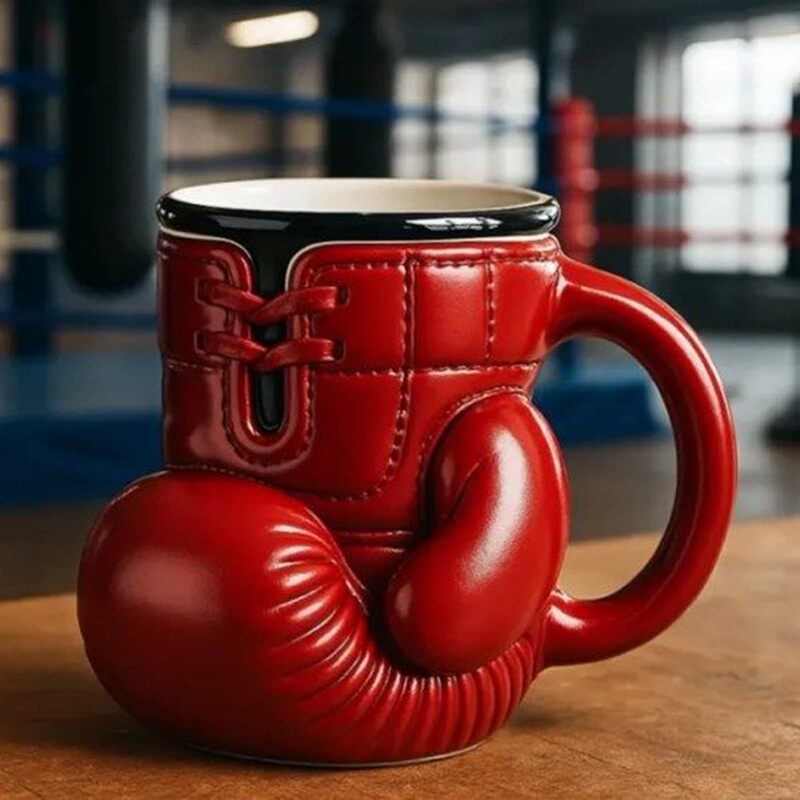 Cross-Border New Boxing Glove Mug, Boxing Glove Cup, Personalized Cup for Boxing Enthusiasts, Creative and Exquisite