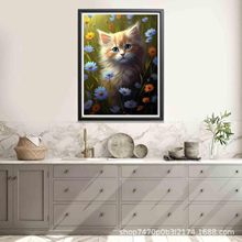 亚马逊跨境墙壁艺术图片打印现代家庭动物帆布艺术海报家居装饰画