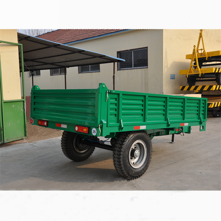 4吨自卸挂车 农用自卸拖车 拖斗 欧式拖车 自卸挂车 拖拉机拖斗