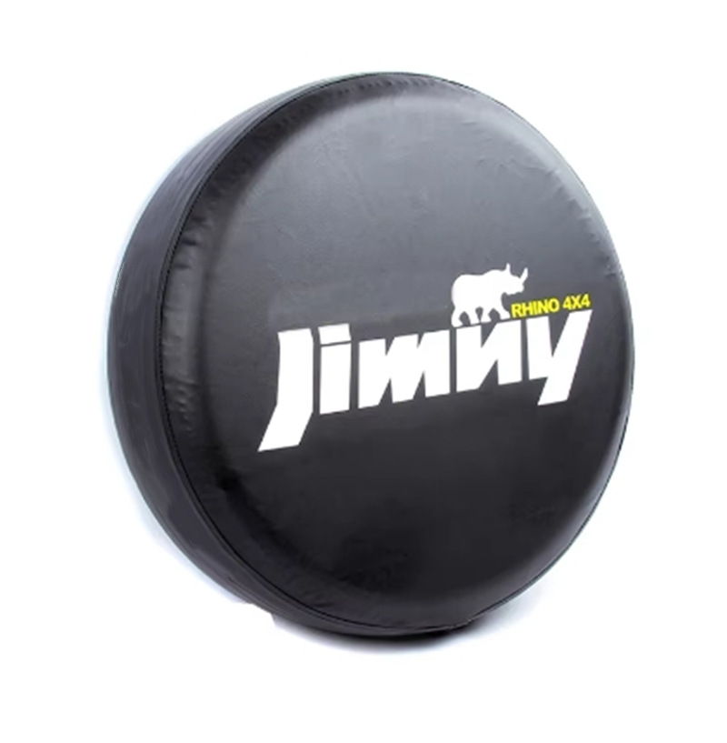 Jimny Spare Tire Cover for Trailers and Rvs, Thickened Pvc Leather, Sunproof and Dustproof, Universal Tire Protection