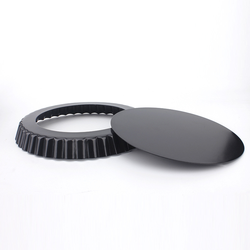 Circular pie plate chrysanthemum pizza oven pan for home baking 6-inch 8-inch 10-inch apple non-stick removable bottom heart-shaped mold