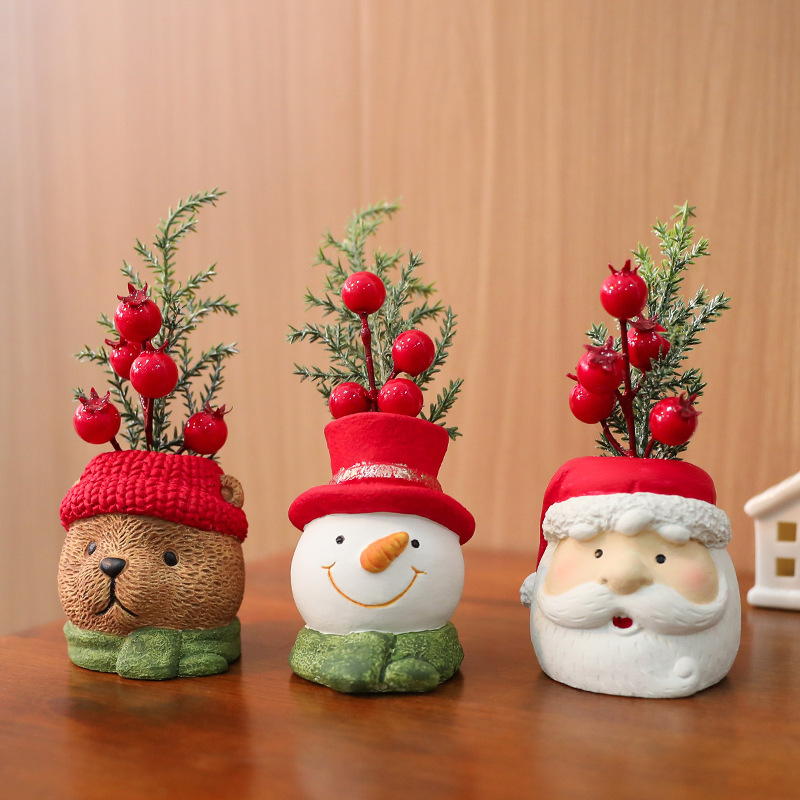 Shengyuan 新しい樹脂クリスマスノーム人形サンタクロース雪だるま樹脂クリスマス装飾品卸売|undefined