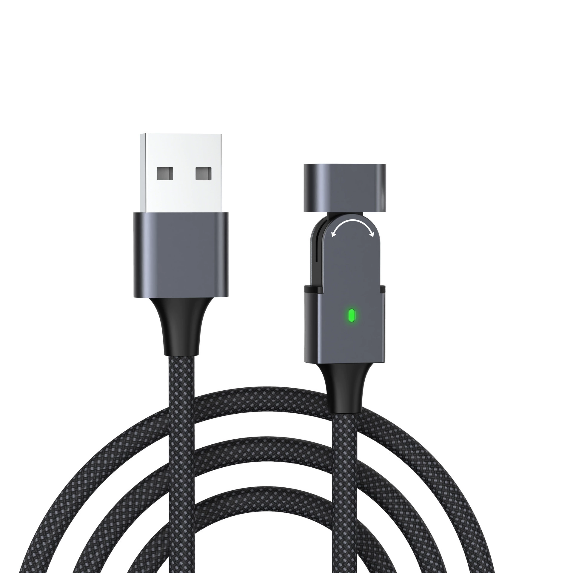 Кабель совместимый с Huawei и Apple, поворотный разъем, для ноутбука, 180°, 100W/30W