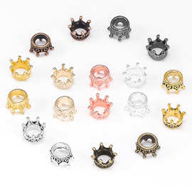 厂家直销DIY饰品配件 复古合金小皇冠吊坠 时尚皇冠挂件  ZN0009