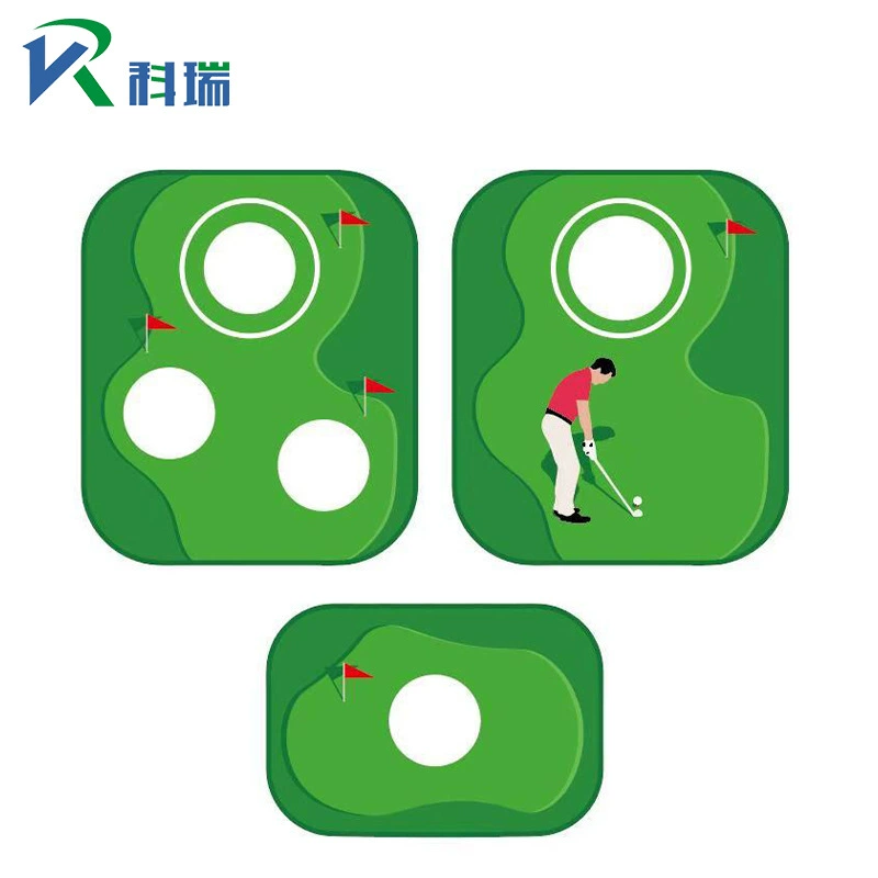 Golf sandbag throwing board golf game practice network folding rod board golf practice network wholesale