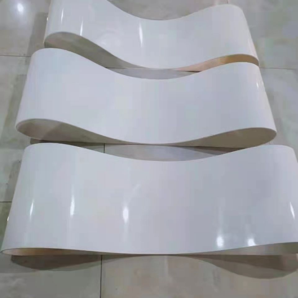 白色输送带传送带包子机皮带揉面机压面机带面条机包子机皮带